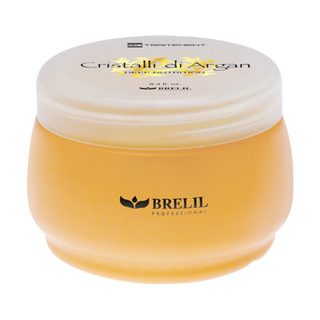 BRELIL Cristalli di Argan hydratační a regenerační maska na vlasy s bio-arganovým olejem a mlékem z aloe vera (250ml)