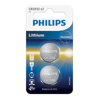 baterie LITHIUM 2ks (CR2032P2/01B, CR2032)