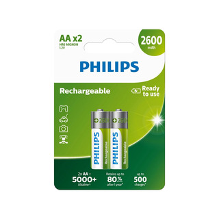 Philips R6B2A260/10 RECHARGERABLE nabíjecí baterie 2 ks (AA, NiMh, 2600 mAh)