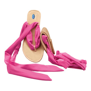 Pocket Ballerina Sandals - černé / růžové baleríny