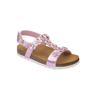 DAISY T-BAR KID růžové - dětské zdravotní sandály