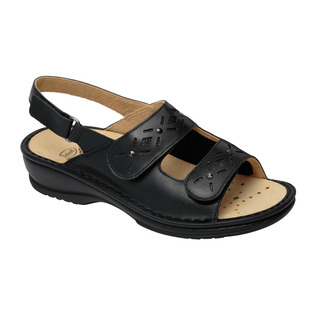 JOLINE SANDAL - černé zdravotní sandály