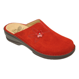 EDITH - červená domácí obuv