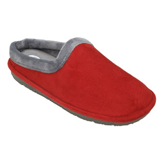SIMONE - červená / šedá domácí obuv