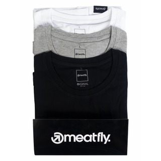 MF Logo - bílé, šedé a černé pánské tričko s krátkým rukávem