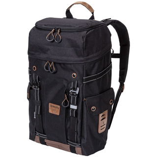 Meatfly Basejumper - Black - černý batoh 22 l + penál zdarma