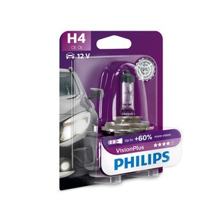 Philips H4 VisionPlus 1 ks - autožárovka