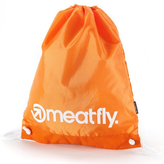 meatfly Flatout Benched Bag - Orange - školní sáček na přezůvky